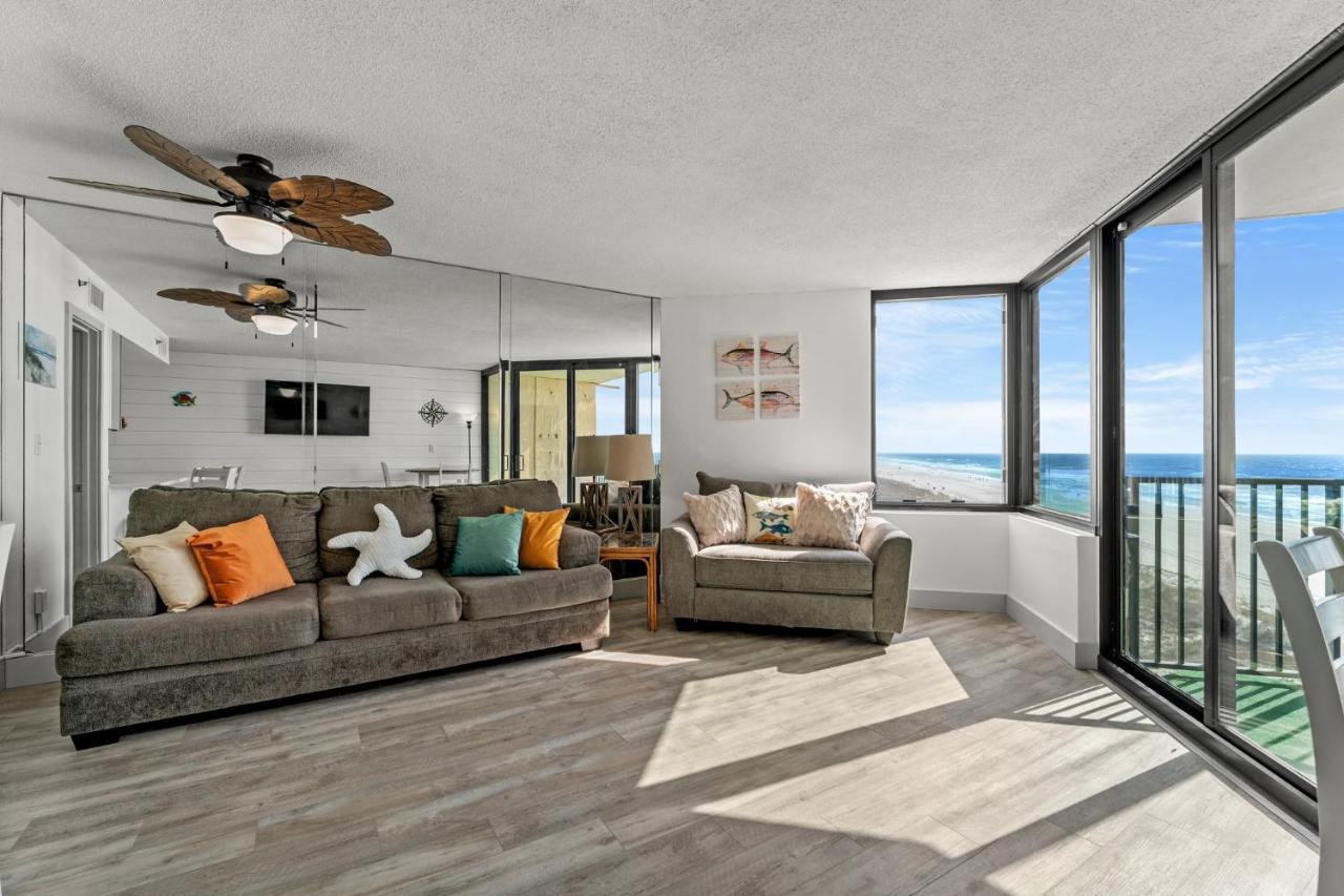 شقة Ocean Front Views & Open Kitchen - Sunbird 603E بنما سيتي بيتش المظهر الخارجي الصورة