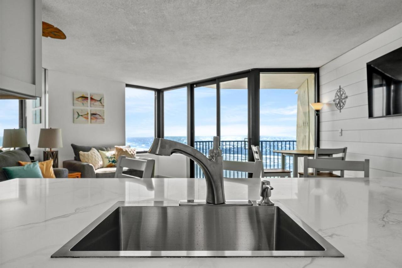 شقة Ocean Front Views & Open Kitchen - Sunbird 603E بنما سيتي بيتش المظهر الخارجي الصورة